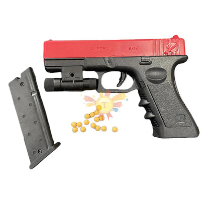 Pistola giocattolo manuale G17 con laser