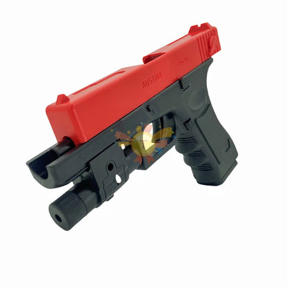Pistola giocattolo manuale G17 con laser