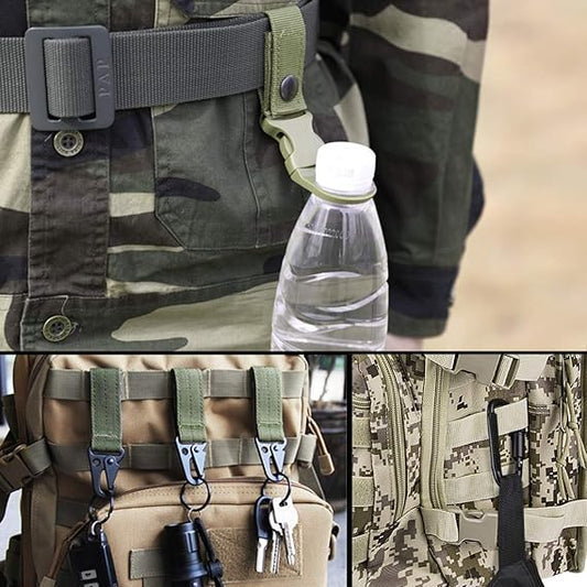AivaToba Cintura Tattica Uomo Heavy Duty Nylon Cintura Militare Esercito con Fibbia in Metallo a Sgancio Rapido per Caccia Trekking Esercizi Sportive Lavoro